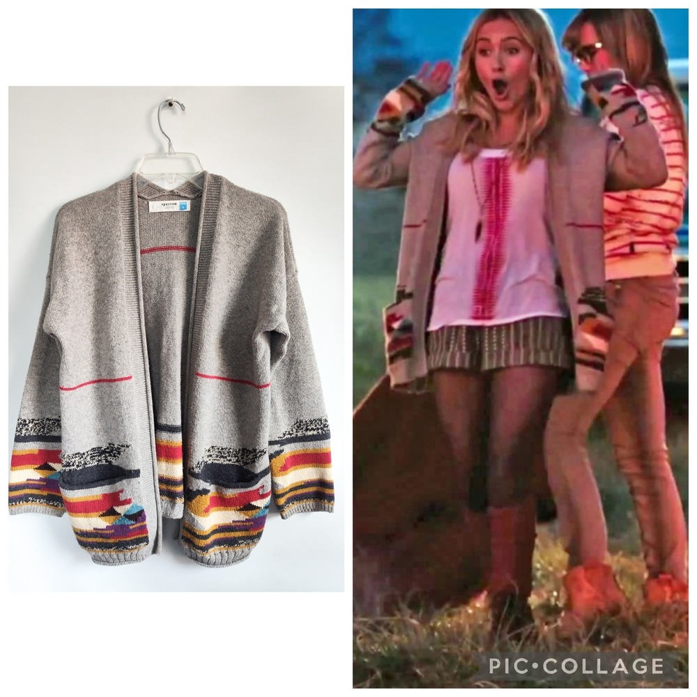 Sparrow Cardigan Medium Capitana Anthropologie Sweater Aztec Southwestern Boho